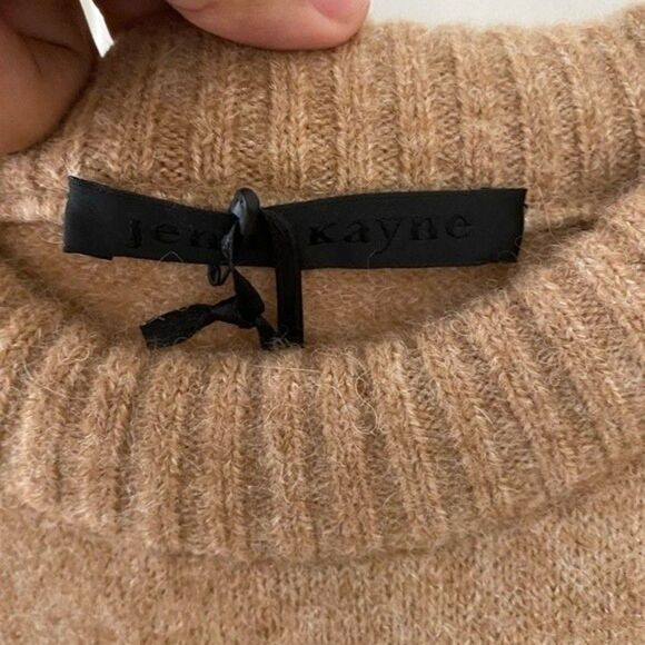 Jenni Kayne Puffy Crewneck Alpaca Wool Sweater - Picture 4 of 6